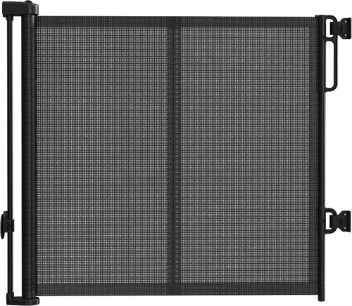 Miniatura 35 de Reinforced 120" Extra Wide Retractable Baby Gates for Stairs, Mesh Saftey Gate for Pets, 10 Foot Retractable Dog Gate, No Drilling, One-Hand