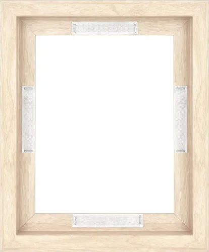 Miniatura 21 de MCS Marcos flotantes para lienzo de 12 x 12 pulgadas, marco cuadrado de madera natural para lienzos terminados, para pared vertical y horizontal