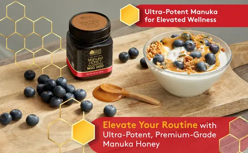 Miniatura 8 de Nature's Gold Miel de manuka cruda, certificado de alto MGO MGO auténtico, colmena rastreable 100% pura y auténtica para el hogar