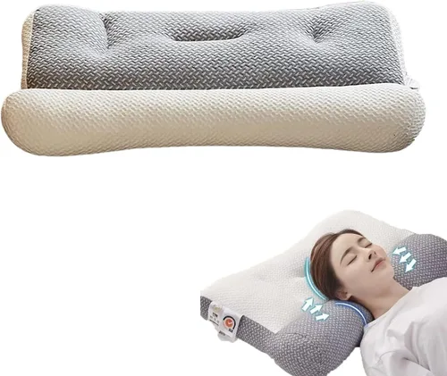 Miniatura 11 de Almohada para el cuello, almohada súper ergonómica, protege tu cuello y columna vertebral, almohadas ergonómicas para dormir, almohadas ergonómicas