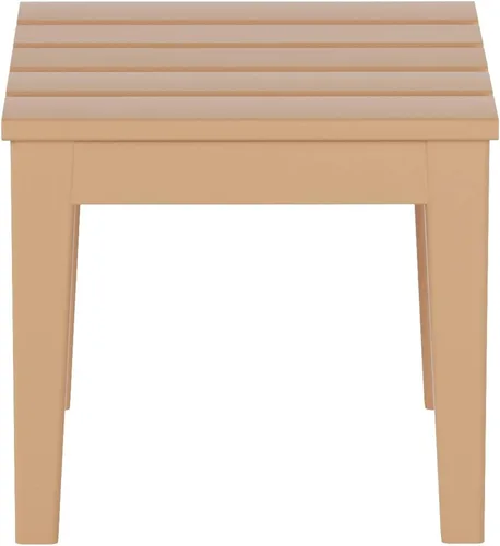 Miniatura 56 de WestinTrends Ashore - Mesa auxiliar Adirondack moderna para patio al aire libre, madera envejecida Roble (Weathered Wood)