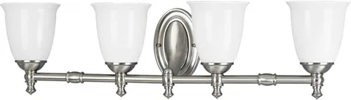 Miniatura 11 de Progress Lighting P3027-15 Victorian Bath & Vanity, 5-5/8 pulgadas de ancho x 8-1/2 pulgadas de alto, cromo Cromo pulido
