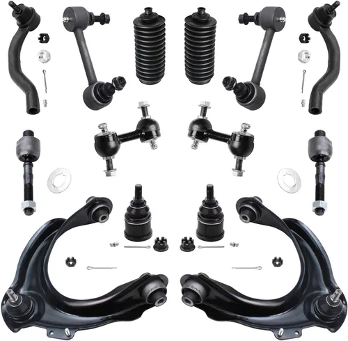Miniatura 101 de Detroit Axle - Kit de suspensión frontal de 16 piezas para RWD Chrysler 300 Dodge Charger Challenger Magnum 6 brazos de control con rótulas 2