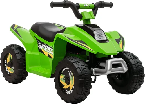 Miniatura 11 de Aosom 6V ATV para niños de 4 ruedas, vehículo con batería y motor eléctrico, cuatrimoto con cambio de marcha hacia adelante/en reversa para niños