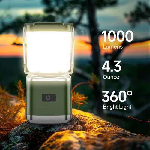 Miniatura 2 de Farol de Campamento Paquete de 2 Faroles para Cortes de Energía, Luces LED de Campamento para Colgar en Tiendas, Lámpara de Tienda de Campaña con 20