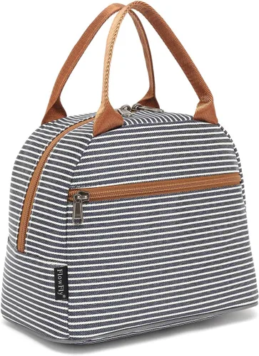 Miniatura 16 de Bolsa de almuerzo aislada FlowFly - Bolsa de asas organizadora para mujeres/hombres, Alpaca