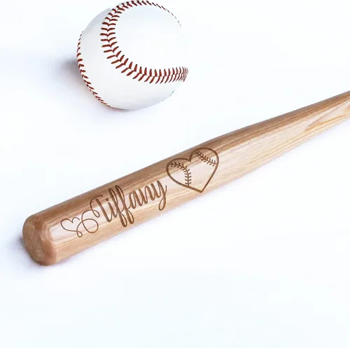 Miniatura 28 de Mini bate personalizado de 18 pulgadas, mini bate de béisbol personalizado, regalo de entrenador personalizado, regalo de equipo, pelota