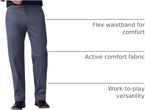 Miniatura 26 de Lee Extreme Motion Pantalón regular recto sin pliegues al frente para hombre