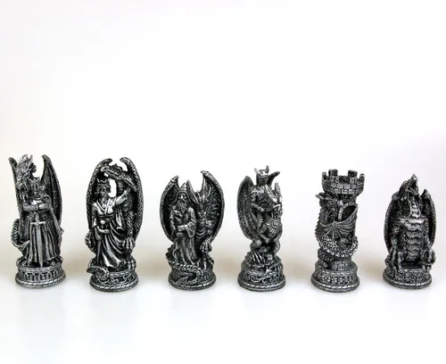 Miniatura 3 de Nemesis Now Juego de Ajedrez Kingdom of The Dragon 16.9 in Bronce