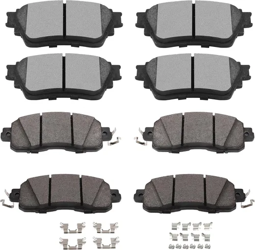 Miniatura 28 de D373 D374 SCITOO - Juego de pastillas de freno de disco para Honda Civic 1988-1989