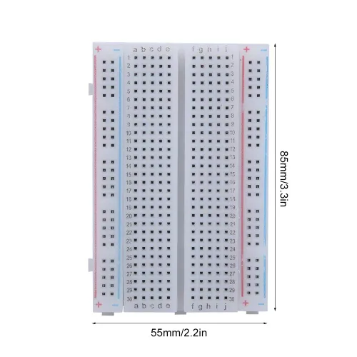 Miniatura 2 de Solderless 400 puntos de lazo placa de prueba reutilizable del circuito de la tabla de pan