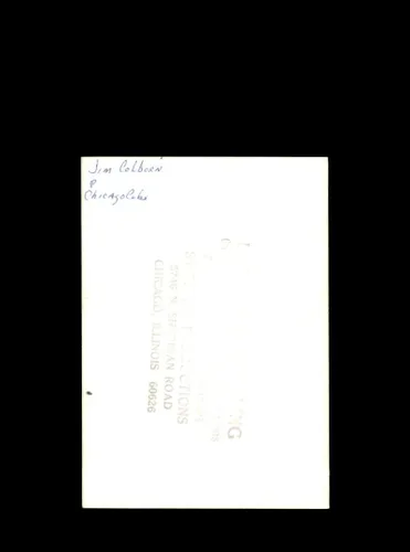 Miniatura 2 de Jim Colborn Signed Original 1960`s 4x5 Snaphot Photo Chicago Cubs Wrigley