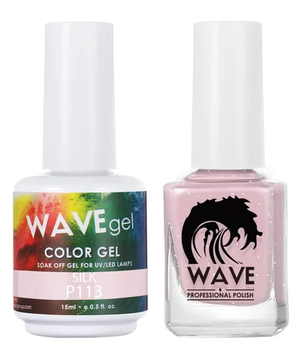Miniatura 155 de WAVEGEL - Juego dúo de gel y esmalte de uñas a juego - Colección Simplicity - #P109 Blizzard I 0.5 onzas