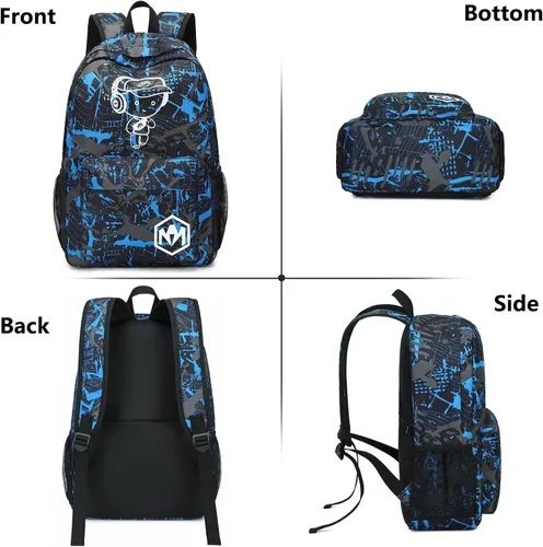 Miniatura 3 de Mochila escolar para estudiantes mochila de viaje para adolescentes