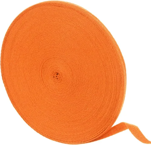 Miniatura 40 de uxcell Cinta de sarga de algodón de 50 yardas, cinta de espiga de 3/8 pulgadas para coser ropa, manualidades (azul)