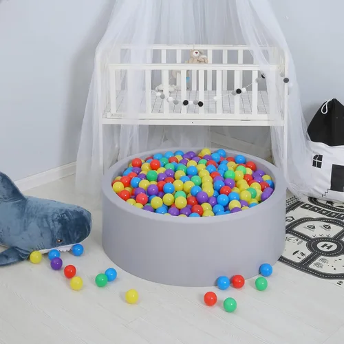 Miniatura 9 de GOGOSO Pelotas de Piscina de Pelotas para Niños Pequeños, Pelotas de Juego de Plástico para Bebés, Pelotas Suaves de Colores Pastel para Niños No