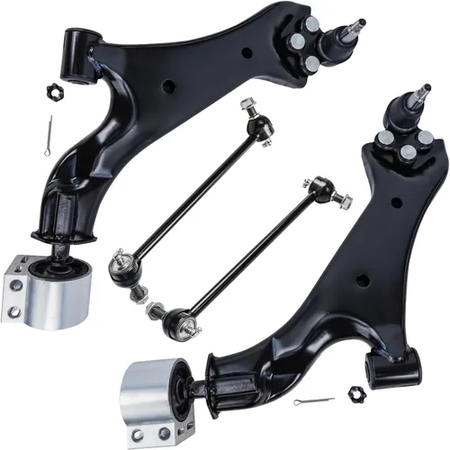 Miniatura 215 de Detroit Axle - Kit de 4 brazos de control delanteros para Ford Mustang 05-10, 2 brazos de control inferiores, 2 puntales 2005 2006 2007 2008 2009