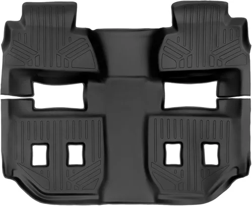 Miniatura 8 de SMARTLINER Alfombrillas de piso de ajuste personalizado para Chevrolet Suburban 2007-2014