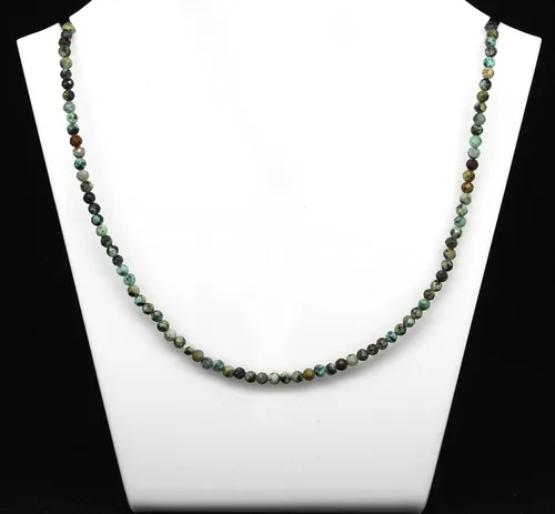 Miniatura 52 de Gempires - Collar de cuentas de piedras naturales hechas a mano, joyería de cristal hipoalergénica de 20 pulgadas, chapado en oro, joyería de moda