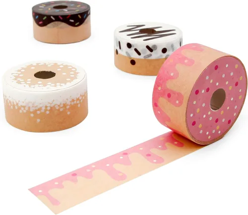 Miniatura 6 de Suck UK Cinta Washi Juegos de 4 cintas Washi con temática espacial Cintas de papel anchas Regalos espaciales Suministros estéticos