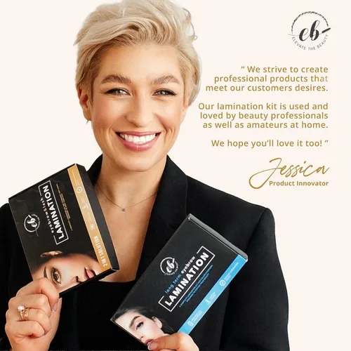 Miniatura 10 de Kit de laminación de cejas y pestañas Uso en casa y salón de belleza Kit profesional de laminación de cejas 2 en 1 y levantamiento de pestañas