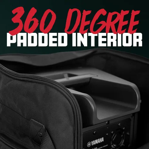 Miniatura 2 de Gator Cases Bolsa para altavoces de alta resistencia para gabinetes compactos de 15", se ajusta a QSC K15, Yamaha DXR15 y más (GPA-TOTE15)