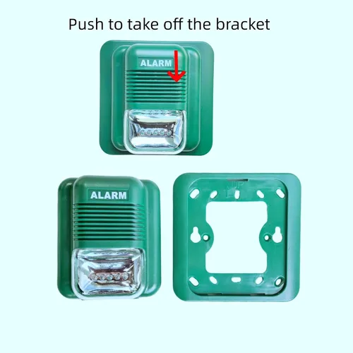 Miniatura 3 de 9V 12V 24V DC Stobe Sirena con 3 Tonos Seguridad Hogar Bocina de Seguridad Anti-Robo SOS Pánico Alarma Fuerte 110dB