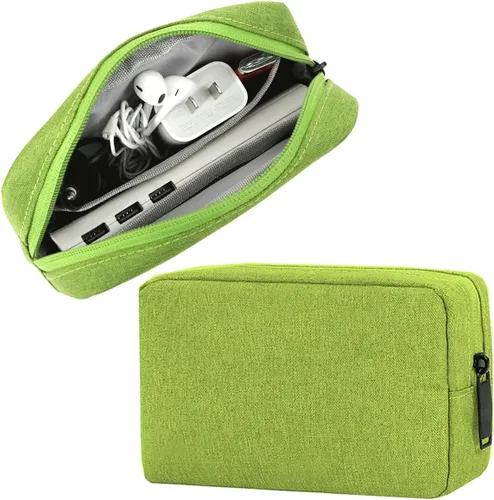 Miniatura 8 de CAAORDKSO Organizador de Electrónicos Estuche de Viaje, Organizador de Cables Bolsa Organizadora de Cables de Viaje Impermeable Portátil Estuche