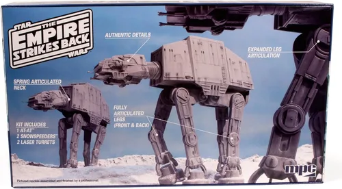 Miniatura 5 de MPC Star Wars: El Imperio contraataca AT-AT 1:1000 Kit de modelo a escala 1:1000