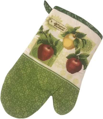 Miniatura 5 de Apple Orchards - Juego de toallas de cocina de 5 piezas, 2 toallas, 2 soportes para ollas, 1 guante de horno