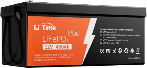 Miniatura 11 de Litime 12V 200Ah Plus Batería de litio LiFePO4, autocalentamiento y baja temperatura, 2560Wh de energía, BMS de 200A incorporada, más de 4000 ciclos