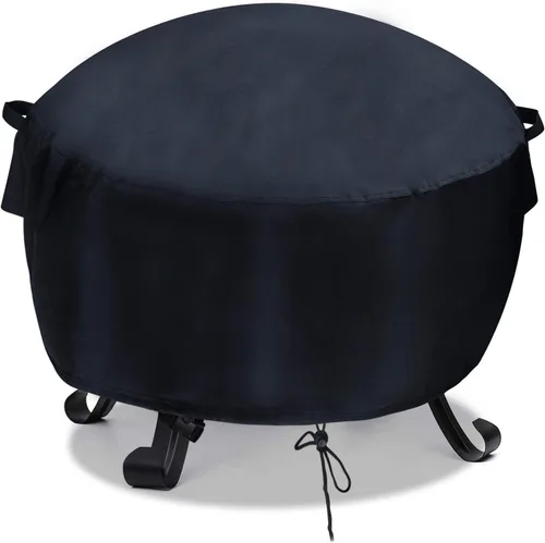 Miniatura 8 de Cubierta rectangular para hoguera, fundas rectangulares de 32 pulgadas, cubierta de mesa impermeable para fogata de gas, 32 x 20 x 16 pulgadas