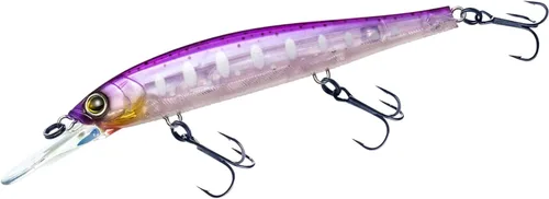 Miniatura 11 de YO-ZURI 3DB Jerkbait Deep 4.331 in Suspend Type Bass Señuelo Sábalo de purpurina perla mate
