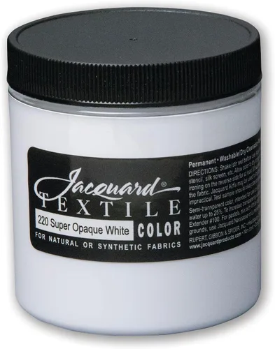 Miniatura 16 de Jacquard Pintura Textil 8 Oz Negro