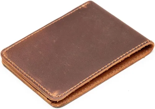Miniatura 35 de Carteras de cuero genuino hechas a mano, tarjeteros minimalistas y fundas para pasaporte, regalo hecho a mano