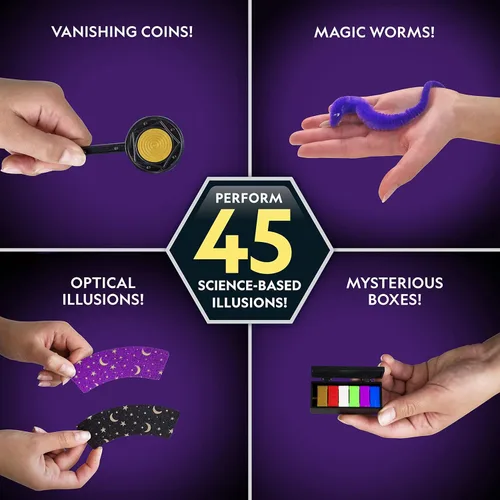 Miniatura 2 de Set de Magia para Niños National Geographic - 45 Trucos de Magia para Niños para Realizar con Instrucciones de Video Paso a Paso para Cada Truco