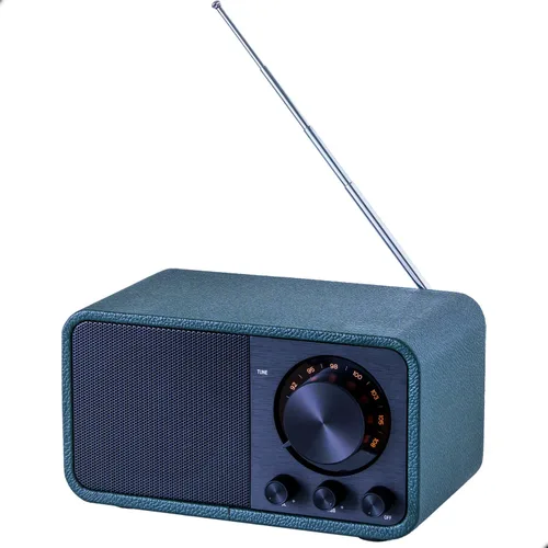 Radio FM Vintage con Bluetooth Altavoz Bluetooth Retro con Función de Reproductor de Música con Memoria SD/USB, Transmisión Inalámbrica desde