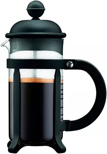Miniatura 3 de Bodum Cafetera de prensa francesa Java de 34 onzas, vidrio de borosilicato de alta temperatura, color negro - Fabricado en Portugal