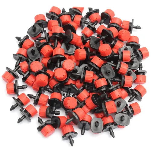Miniatura 6 de 20 conectores de manguera de riego por goteo, codo negro, aplicables a manguera de 1/2 pulgada (0.630 in), con conector de púa