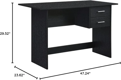 Miniatura 3 de Hodedah Importar HI425 Mesa de escritura de importación negra