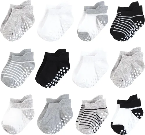 Miniatura 25 de Hudson Baby Calcetines antideslizantes unisex para bebé, Rosado Multi Girl