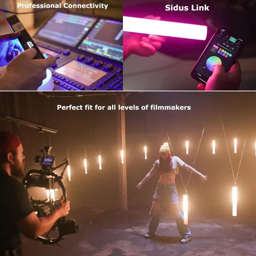 Miniatura 6 de Aputure MT Pro RGB Light Wand Stick 7.5W CCT de 2000K -10000K Salida Pixel-Mappable RGBWW Mini LED Tubo Luz Soporte Sidus Link Bluetooth App Control
