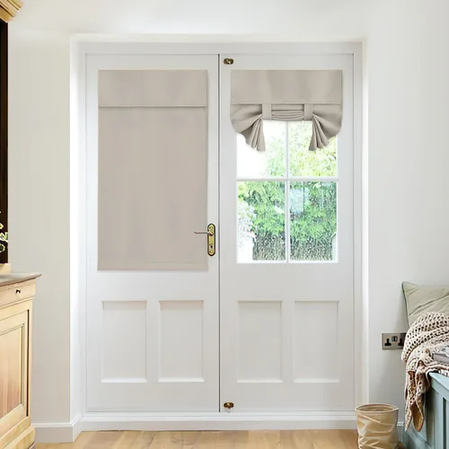 Miniatura 53 de RYB HOME 2 Paneles Cubierta de Ventana de Puerta de Aula, Persianas Opacas para Ventanas y Puertas de Aula Cubierta Persianas de Confinamiento