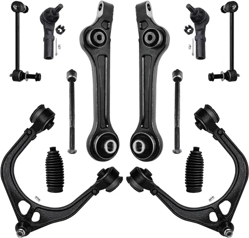 Miniatura 95 de Detroit Axle - Kit de suspensión delantera de 12 piezas para Mercury Grand Marquis Ford Crown Victoria Town Car 2003-2011, 2 brazos de control