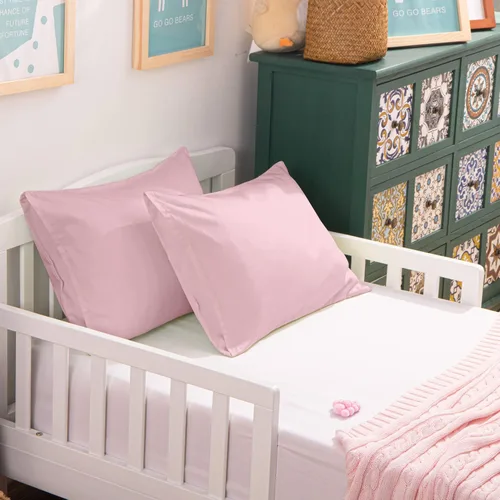 Miniatura 7 de NTBAY Fundas de Almohada de Algodón Egipcio para Niños Pequeños - Juego de 2 - Fundas de Almohada de Viaje - Fundas de Almohada de Algodón de 500