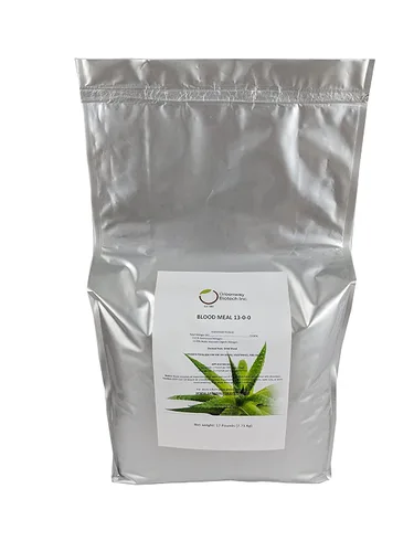 Greenway Biotech, Inc. Harina de sangre 13-0-0 para flores, frutas, verduras, plantas, fertilizantes nitrogenados para plantas de jardinería