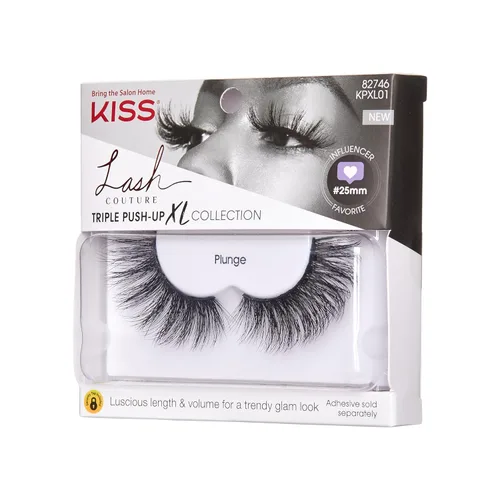 Miniatura 2 de KISS Lash Couture - Pestañas postizas Triple Push Up XL Collection, volumen 3D en longitud extra larga con tecnología de diseño triple, libre