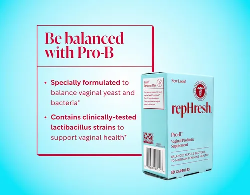 Miniatura 8 de RepHresh Suplemento probiótico vaginal Pro-B, 30 cápsulas, paquete de 2