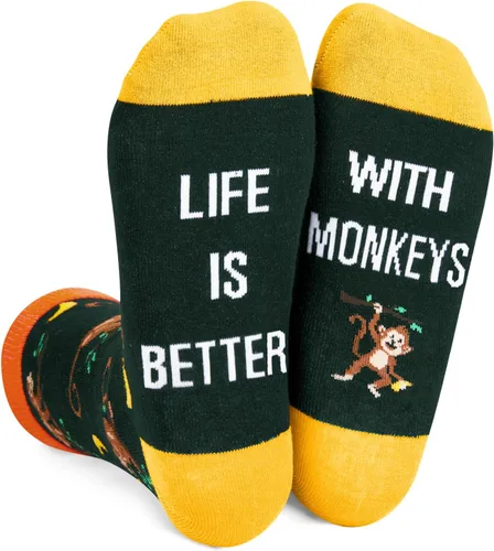 Zmart Divertidos regalos de zorro de Navidad, regalos de dinosaurio para mujeres y hombres, calcetines divertidos de pastor alemán para mamá y papá,