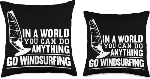 Miniatura 3 de Windsurfing Surfing Board Water Sports Throw Pillow